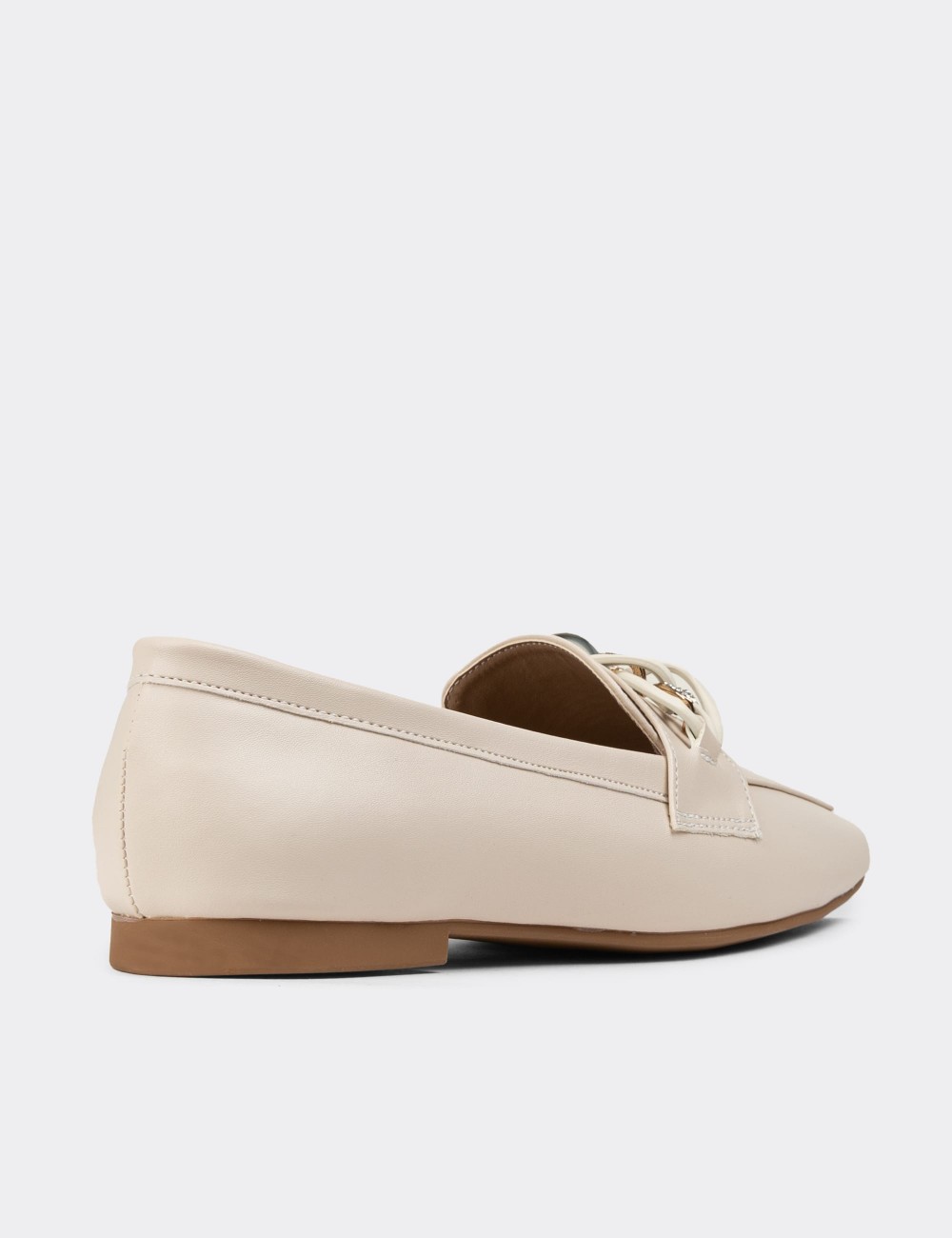 Cream Loafers - K1207ZKREC02