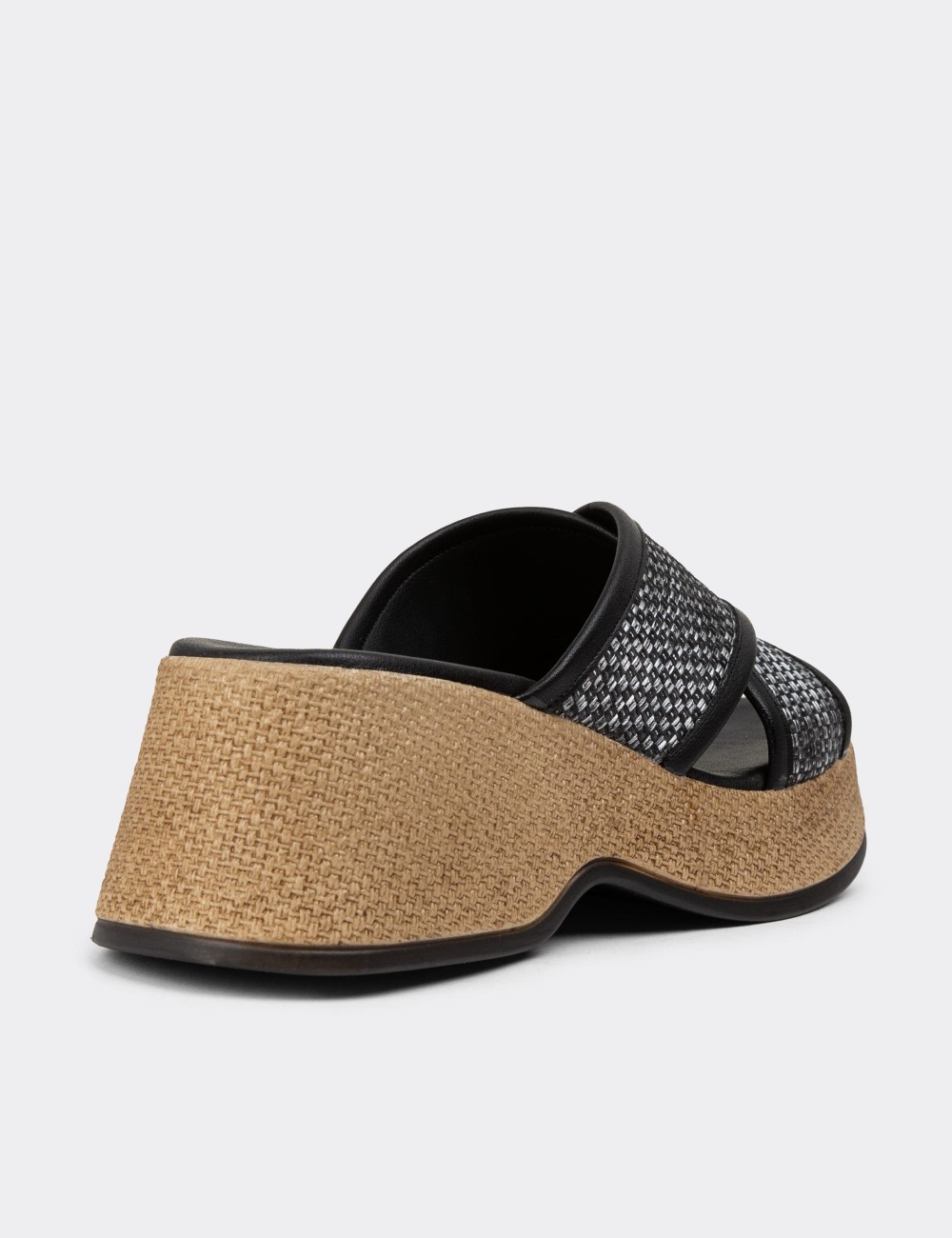 Women's Black Mule - K1505ZSYHC01