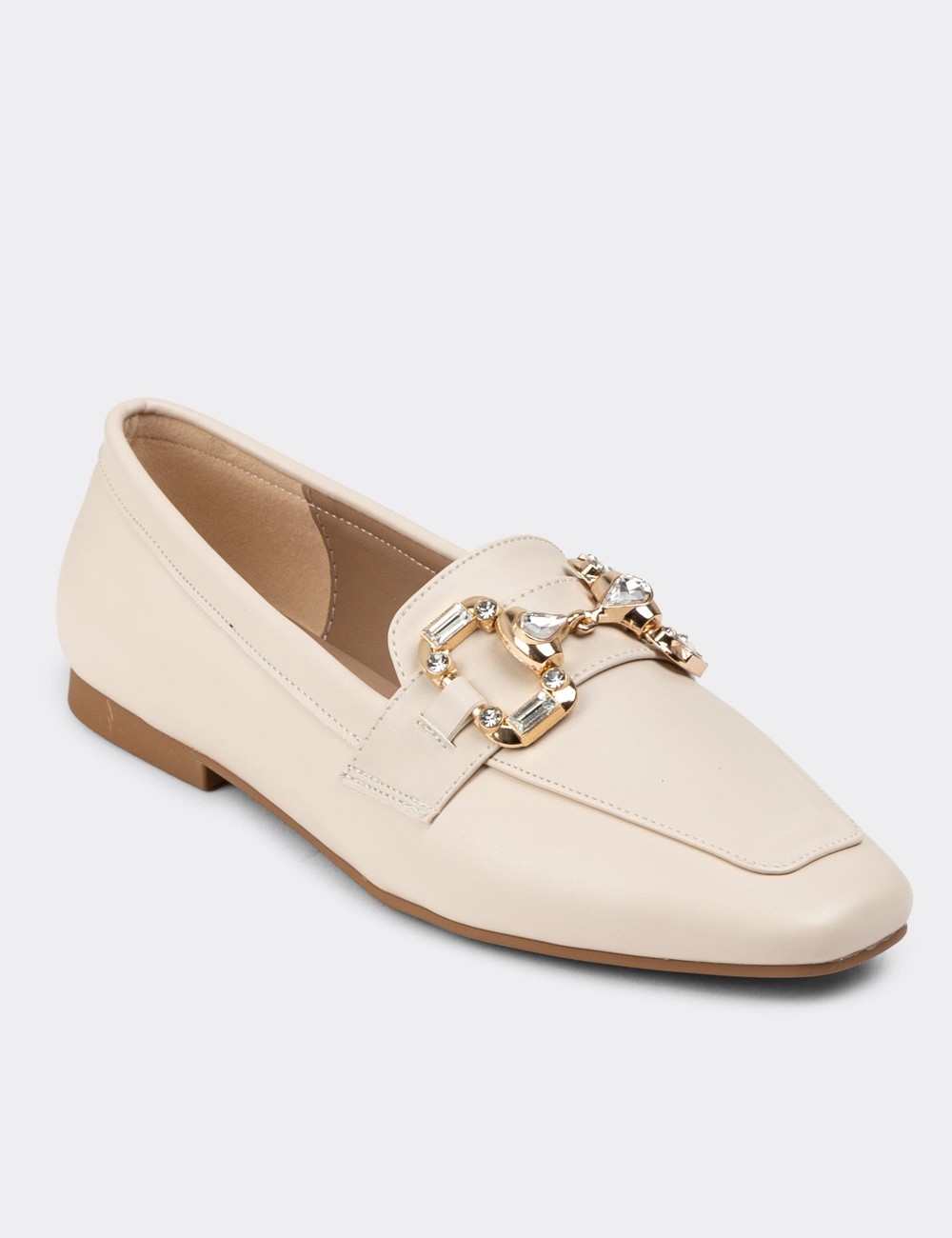 Beige Loafers - K1217ZBEJC01