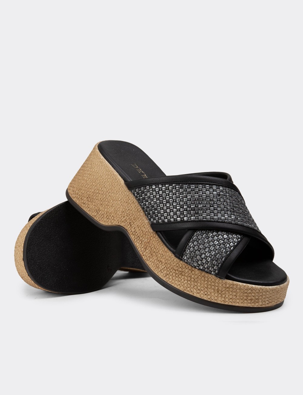 Women's Black Mule - K1505ZSYHC01