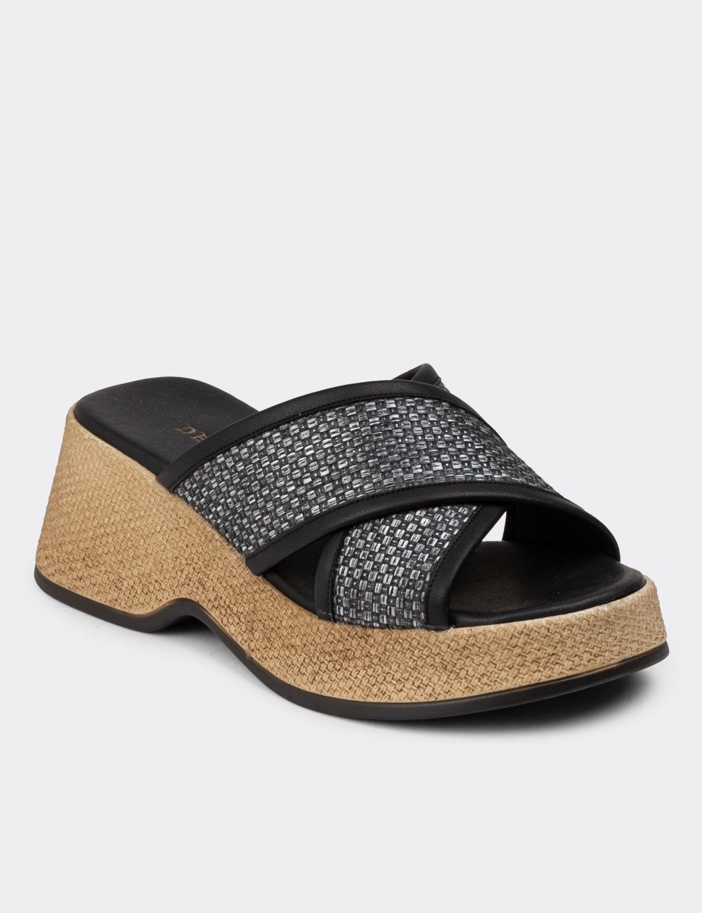 Women's Black Mule - K1505ZSYHC01