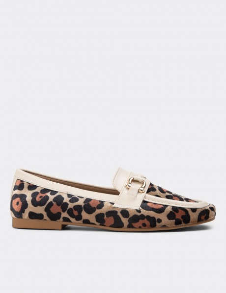 Beige Loafers