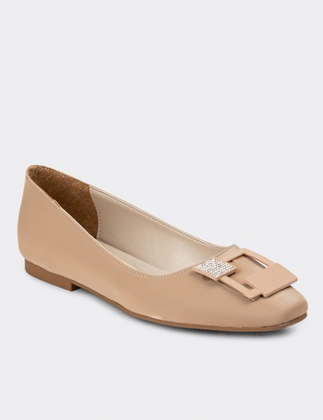 Beige Loafers