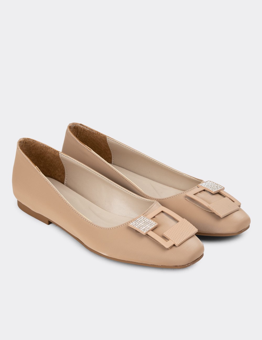 Beige Loafers - P2030ZBEJC01