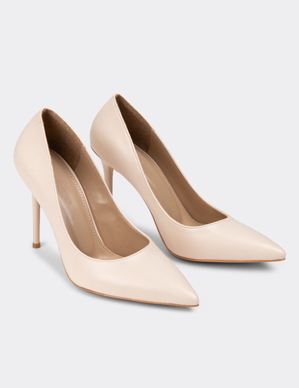 Beige Stiletto - PR813ZBEJM01