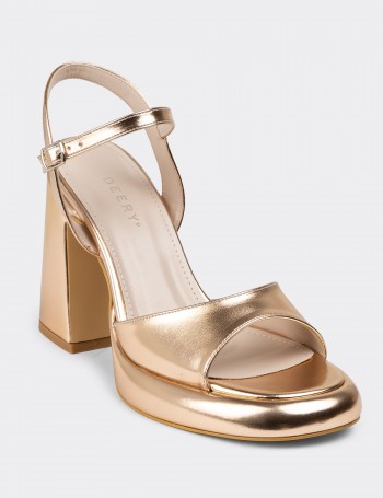 Gold Pumps - S0128ZALTM01