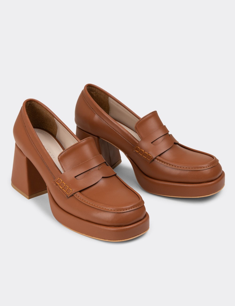 Tan Pumps - S0137ZTBAM01