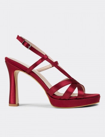 Burgundy Pumps - S0143ZBRDM01