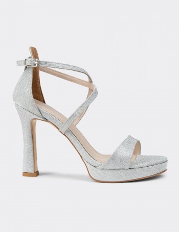 Silver Pumps - S0154ZGMSM01