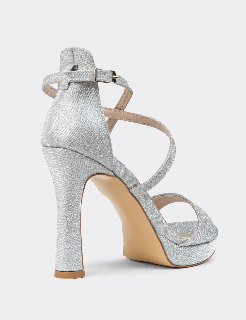 Silver Pumps - S0154ZGMSM01