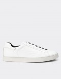 White Leather Sneakers