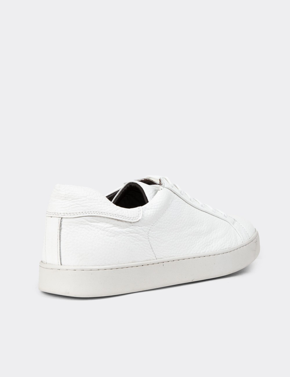 White Leather Sneakers - 01955MBYZC01