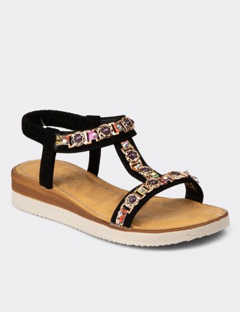 Black Sandals - K8005ZSYHC01