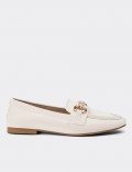 Beige Loafers