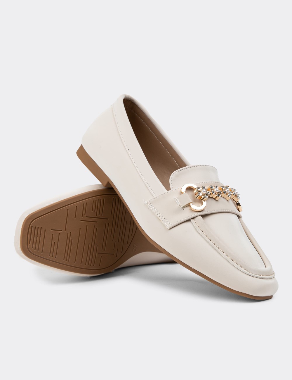 Beige Loafers - K2068ZBEJC01