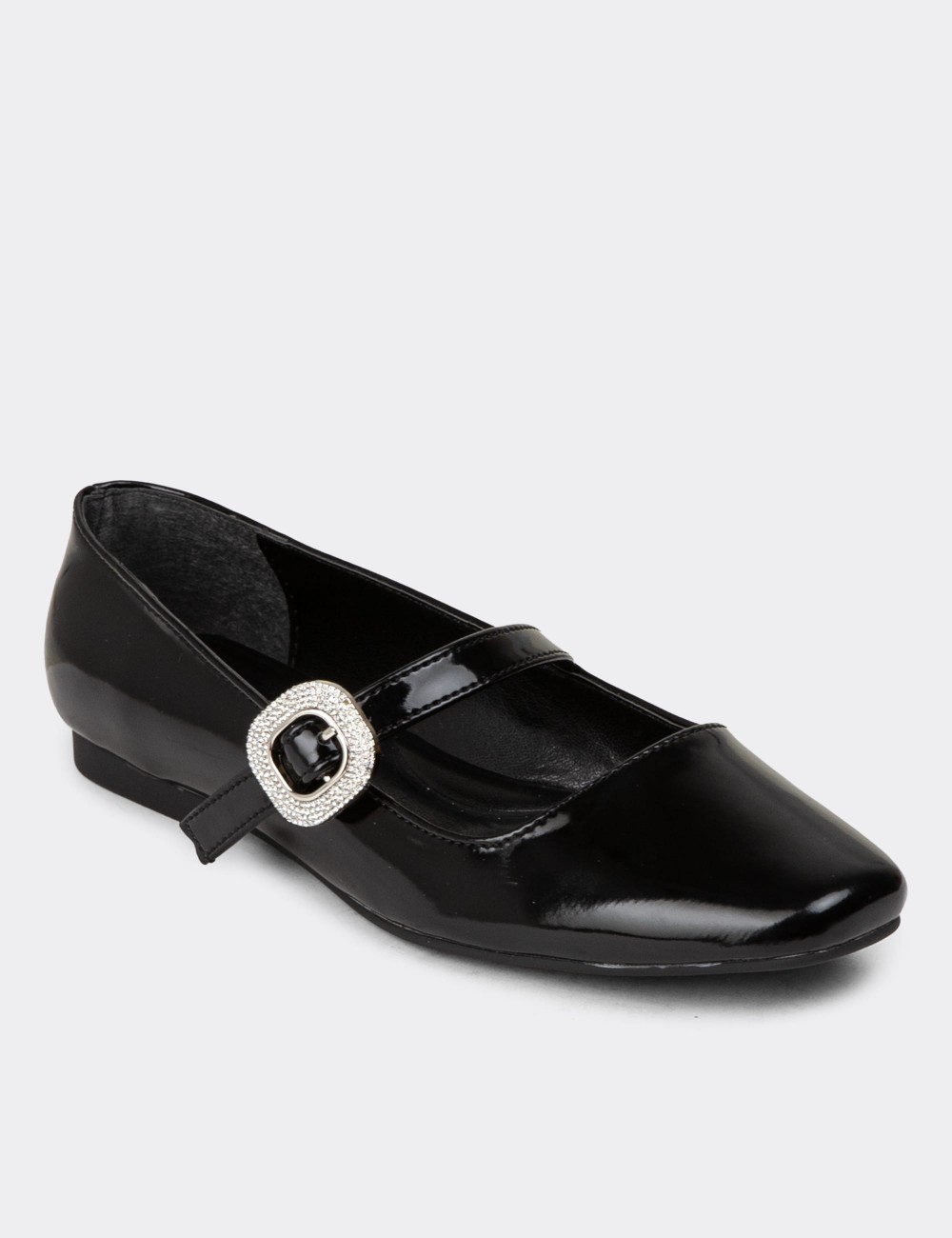 Black Patent Loafers - K1304ZSYHC01