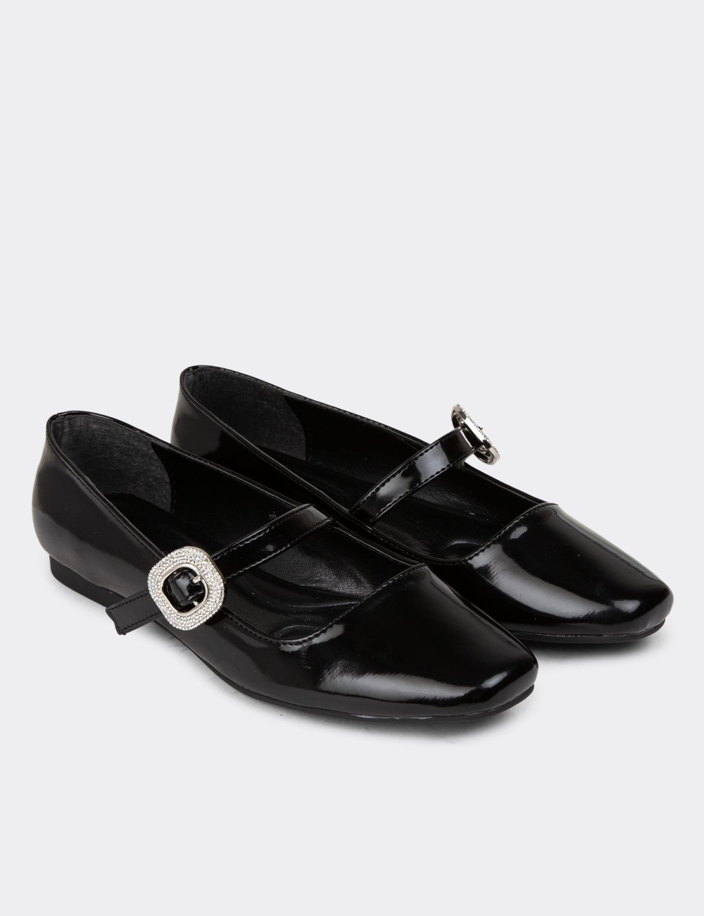 Black Patent Loafers - K1304ZSYHC01