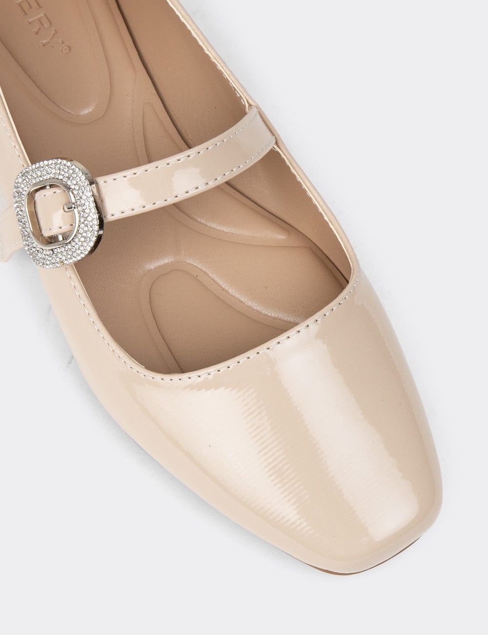 Beige Patent Loafers - K1304ZBEJC01