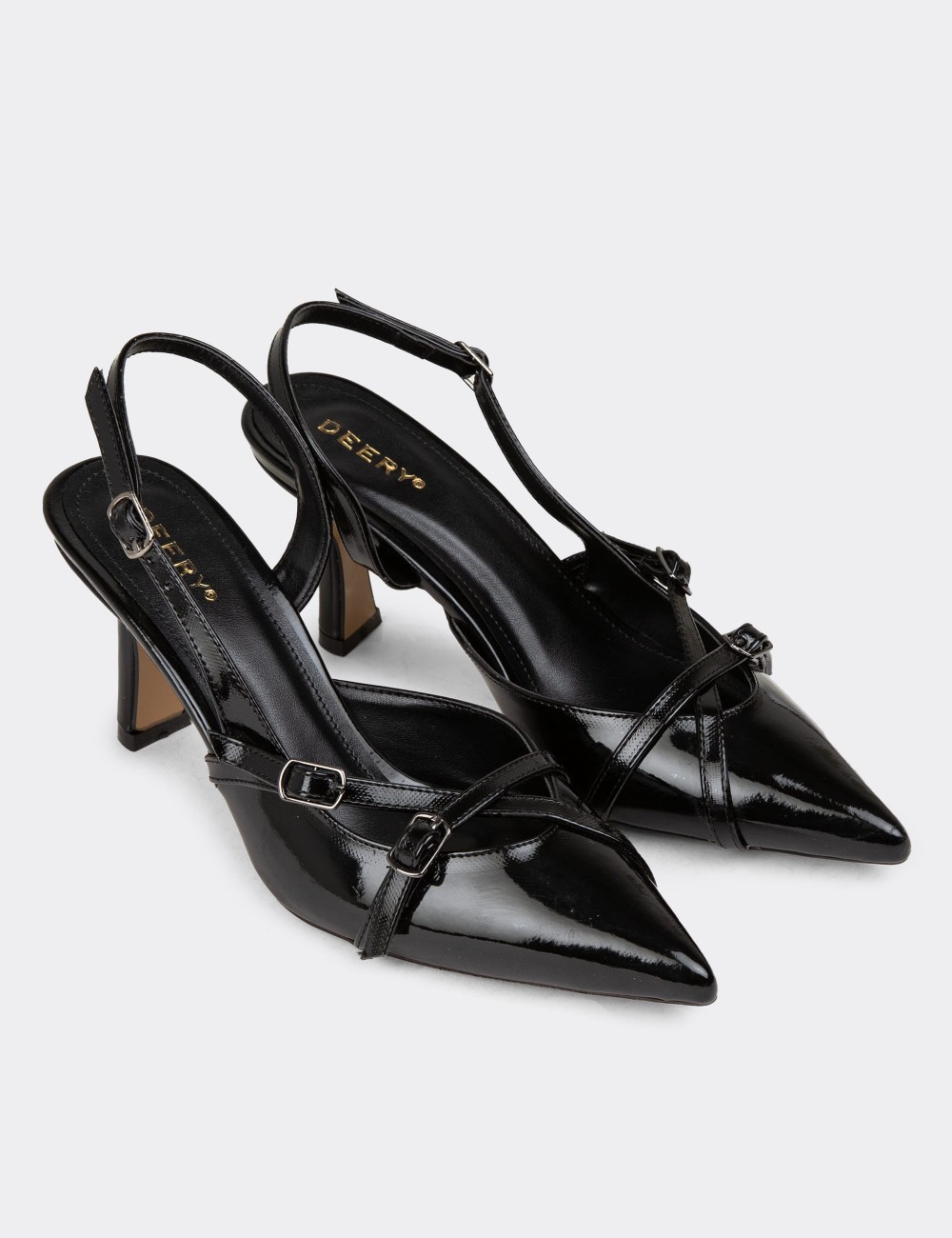 Black Patent Pumps - K0616ZSYHC03