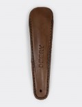 Sandstone Leather Shoehorn with Stainless Steel