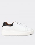 Women’s White Leather Sneakers