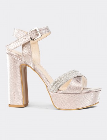 Women's Gold High Heels