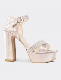 Women's Gold High Heels