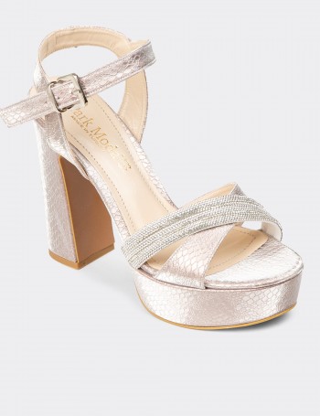 Women's Gold High Heels