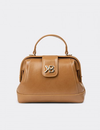 Tan Clutch