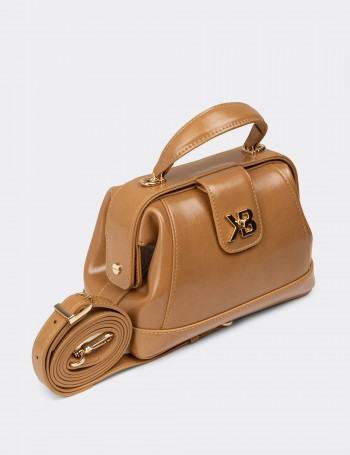 Tan Clutch