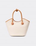 Beige Shoulder Bag