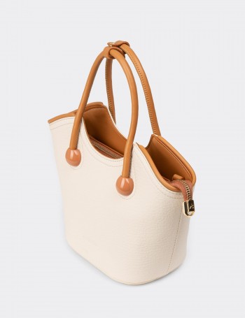 Beige Shoulder Bag