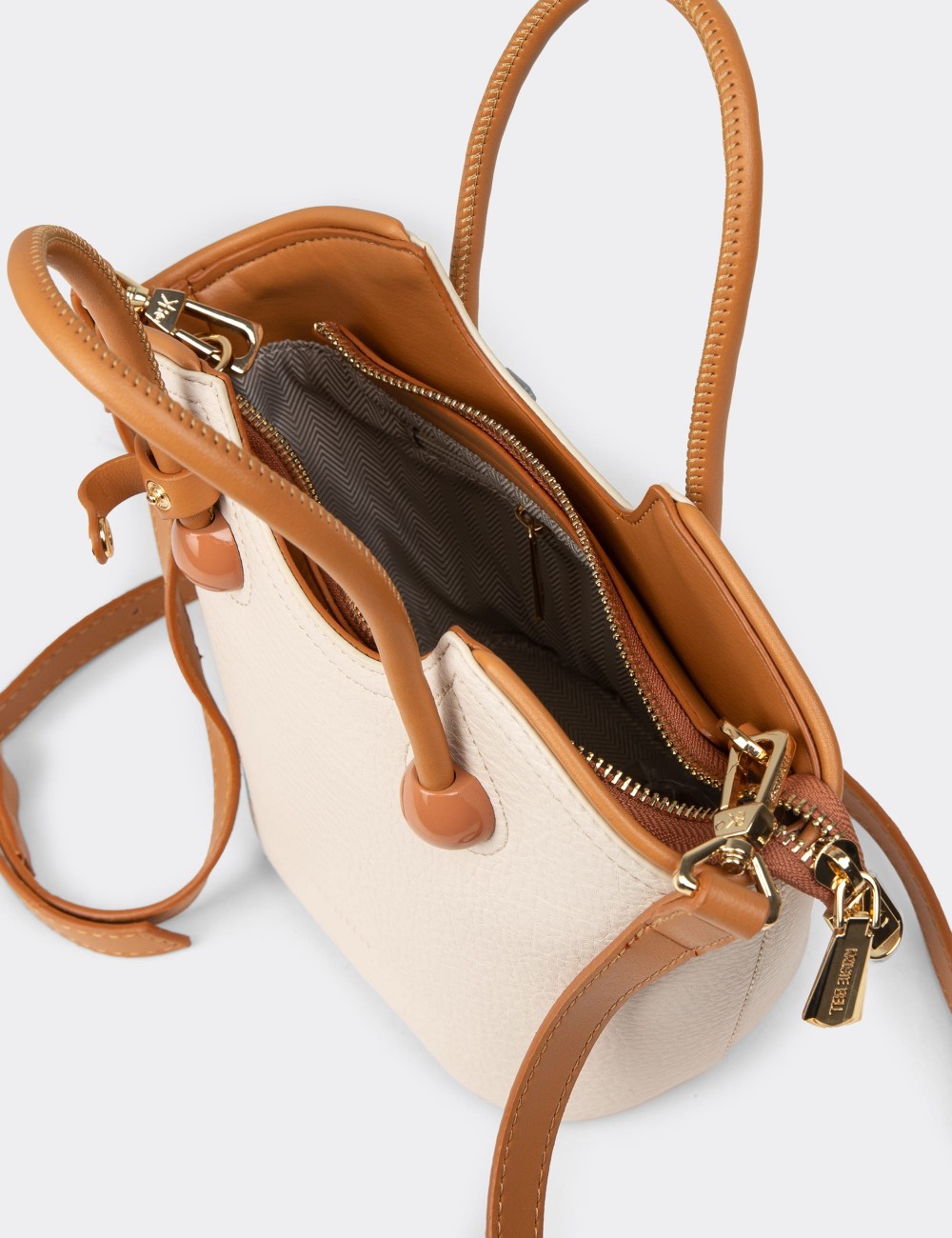 Beige Shoulder Bag - K27066ZBEJY1
