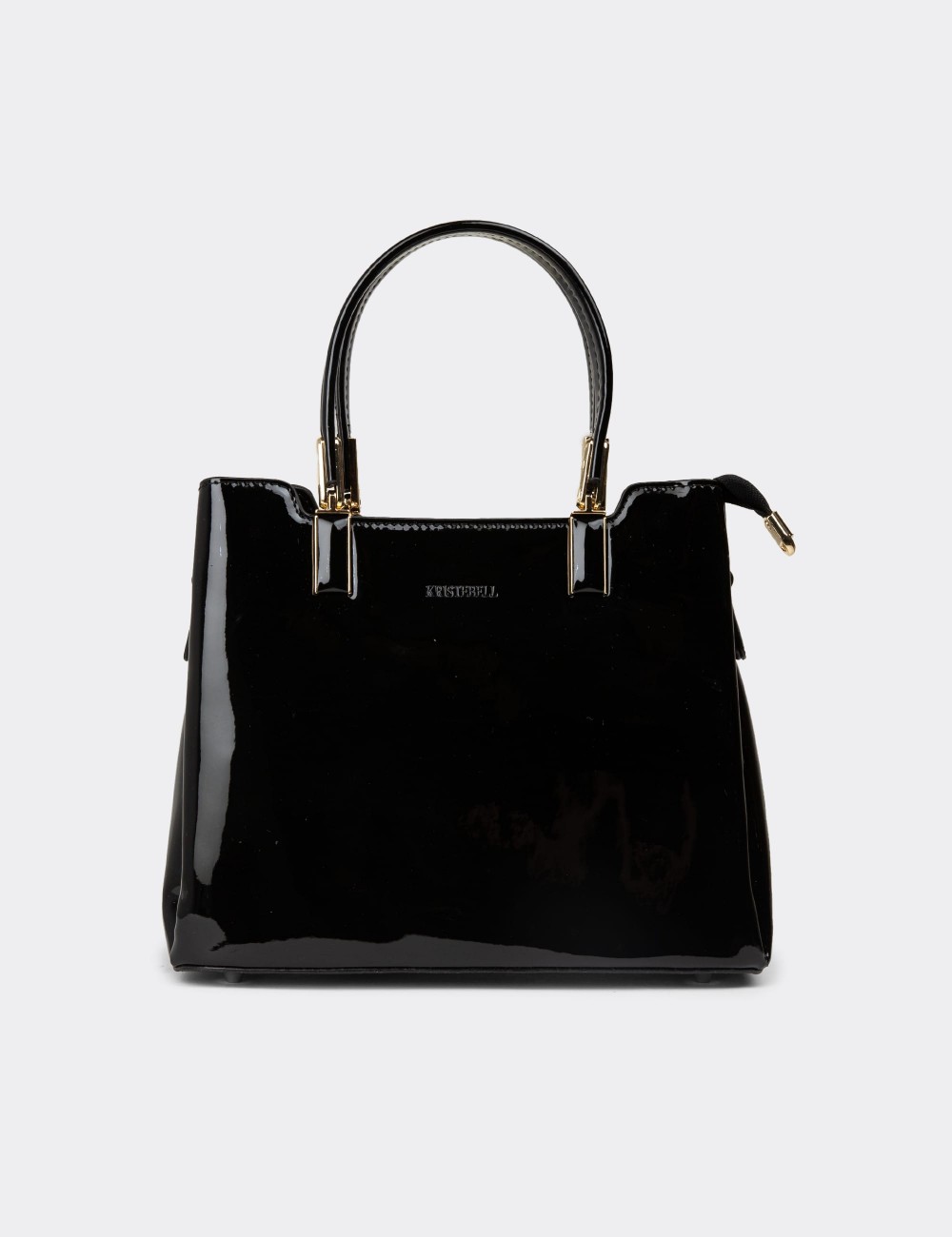 Black Patent Shoulder Bag - K7426ZSYHY01