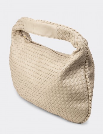 Beige Shoulder Bag - K26995ZBEJY1