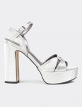 Women's Silver High Heels