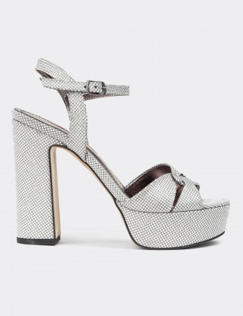 Women's Silver Pumps - K2030ZSYHM02