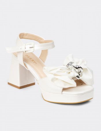 Women's White Pumps