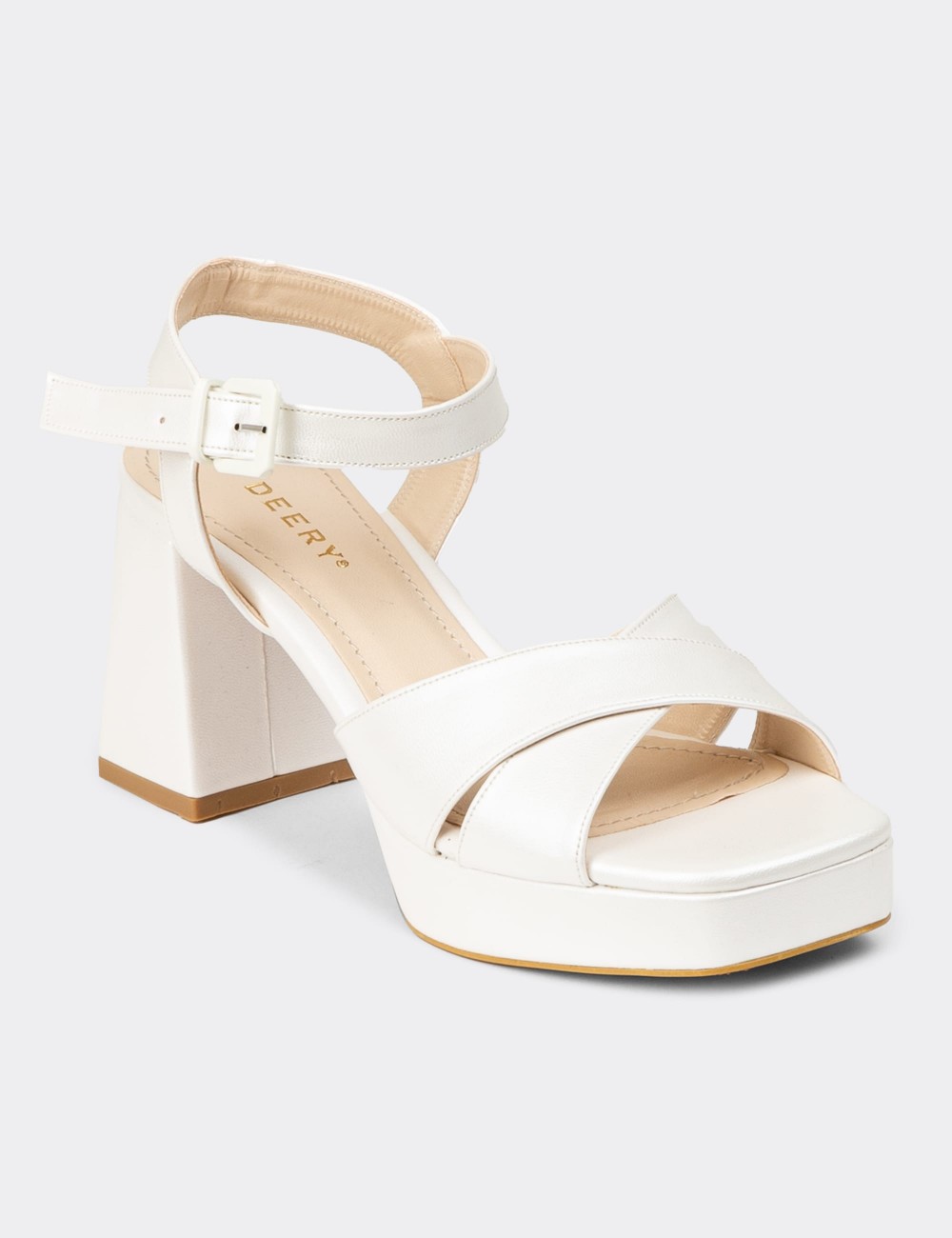 Women's White Pumps - K0990ZSDFM01