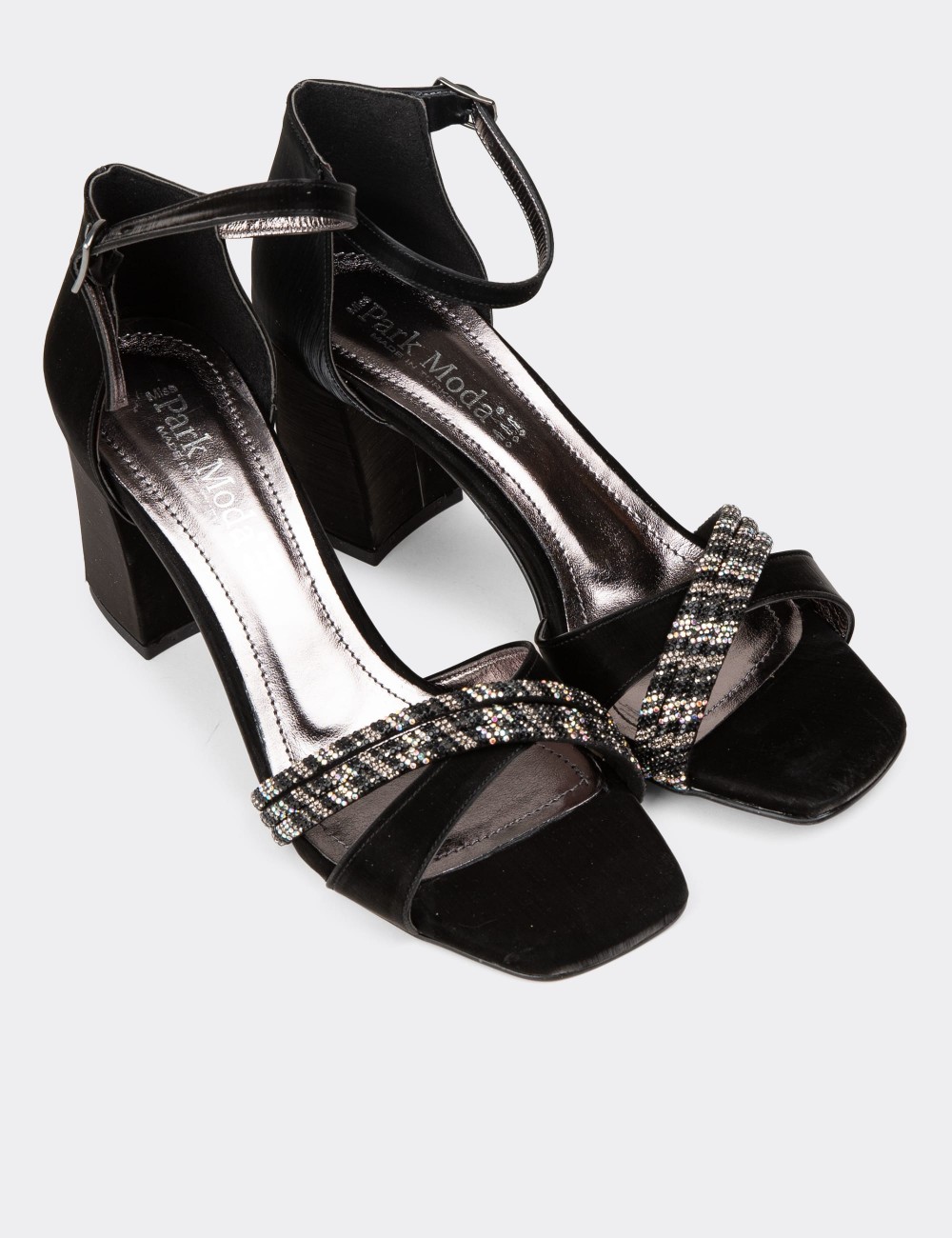 Women's Black High Heels - K0032ZSYHM01