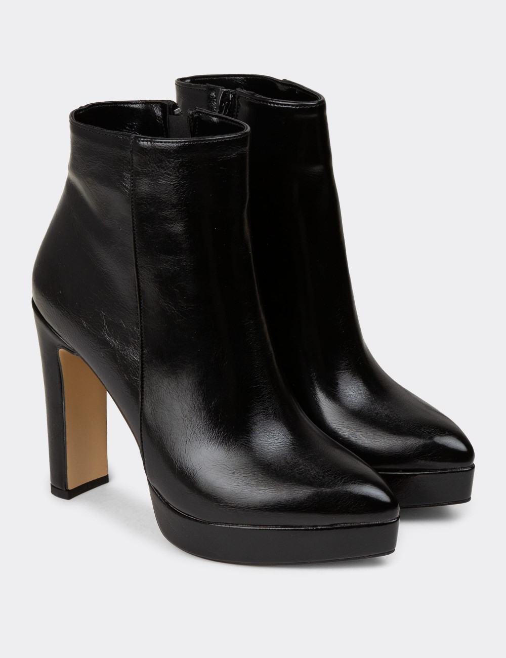 Women's Black Boots - K0601ZSYHM02