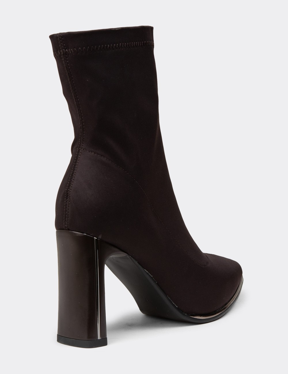 Women’s Brown Stretch Boots - K2516ZKHVC01