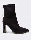 Women's Stretch Black Boots