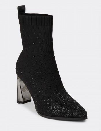 Women's Stretch Black Boots