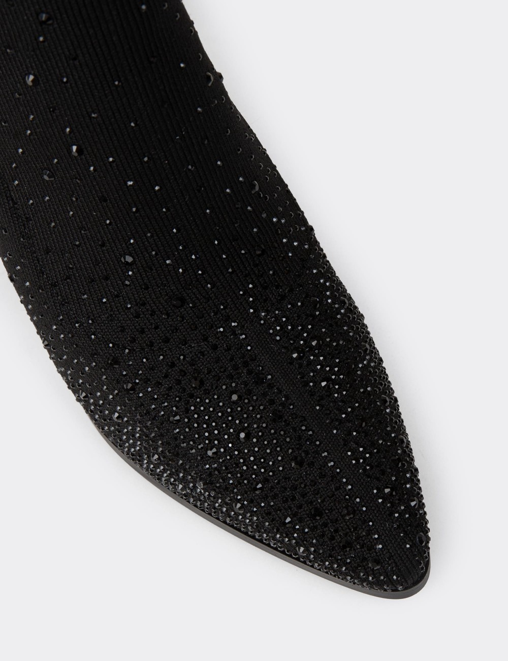 Women's Stretch Black Boots - K2514ZSYHC01