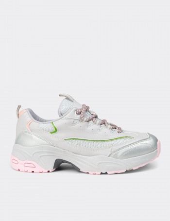 Women's Silver Sneakers