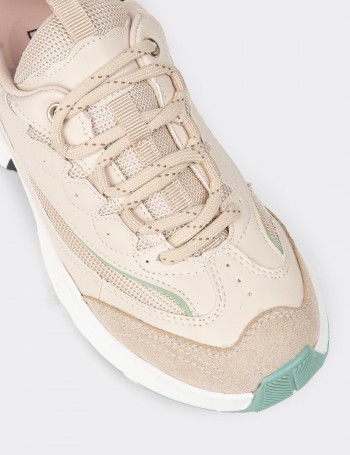 Women's Beige Sneakers