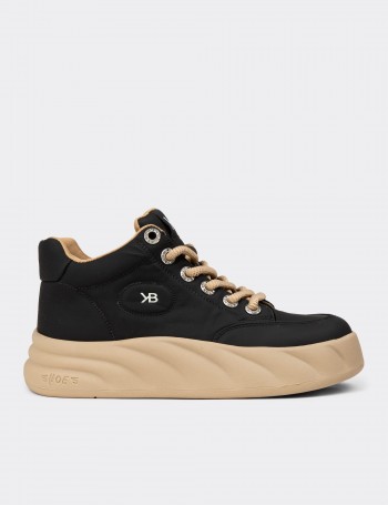 Women's High Top Black Sneakers