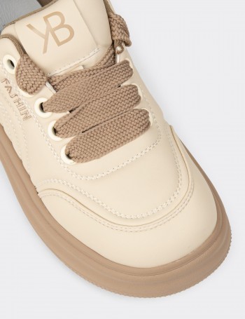Women's Beige Sneakers