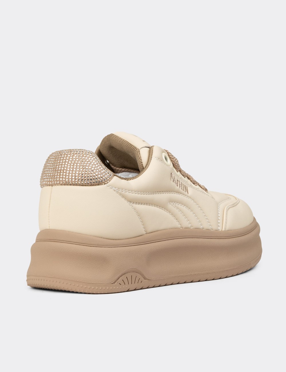 Women's Beige Sneakers - K1036ZBEJC01